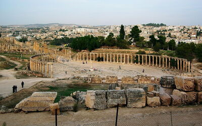Roman Forum built during the reign of the empire