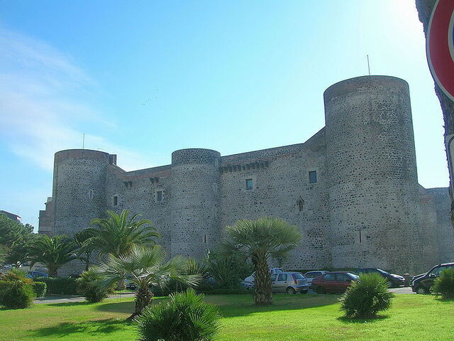 Ursino castle in Catania
