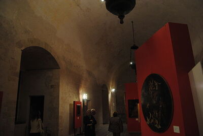 Interior of Ursino castle