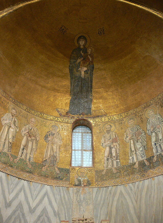Torcello golden apse mosaic