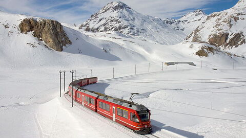 The Bernina pass near Tirano