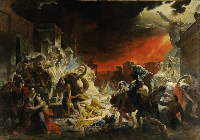 Karl Brullov's painting, 'The Last Day of Pompeii'
