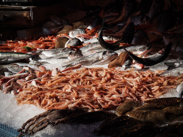 A market in Catania