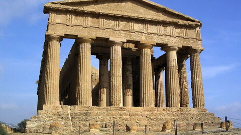 Greek temple in Agrigento