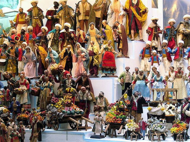Via San Gregorio Armeno nativity stalls
