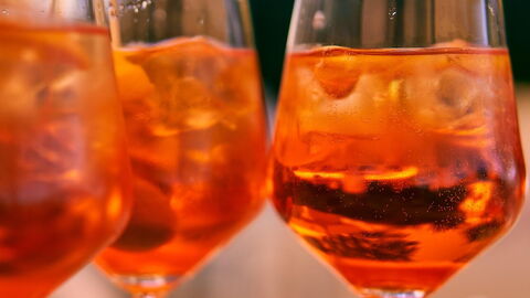 Glasses of Aperol Spritz
