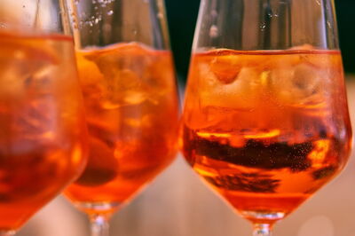 Glasses of Aperol Spritz