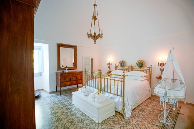 A bedroom, Masseria Lamacerase