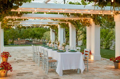 Masseria Lamacerase, al fresco dining