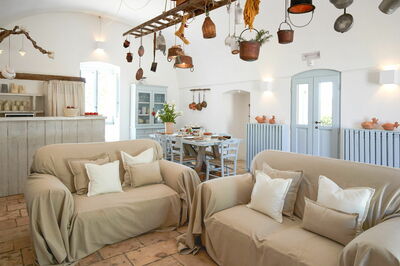 A living room, Masseria Lamacerase