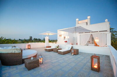 Rooftop terrace, Masseria Lamacerase