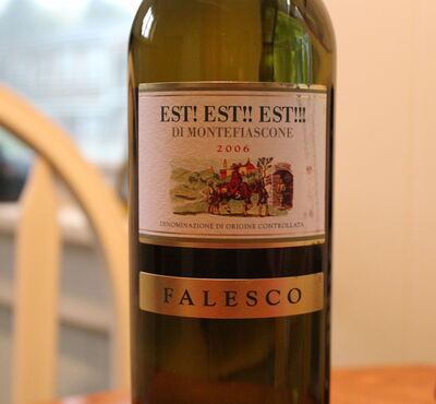 The Est Est Est wine of Montefiascone