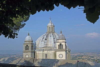 Cathedral roof in Montefiascone