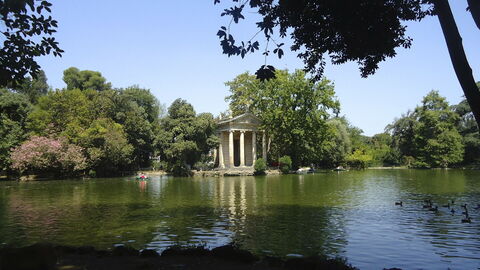 The Villa Borghese Gardens