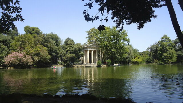 The Villa Borghese Gardens
