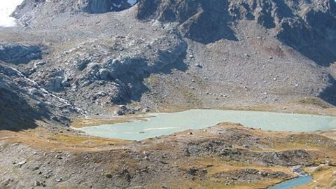 View of Aosta valley mountains