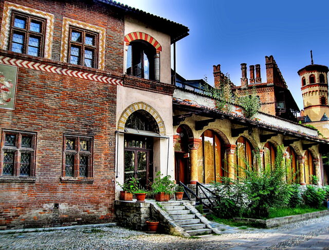Medieval Village in Turin