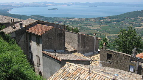 Town beside Lake Bolsena