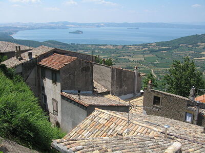 Town beside Lake Bolsena