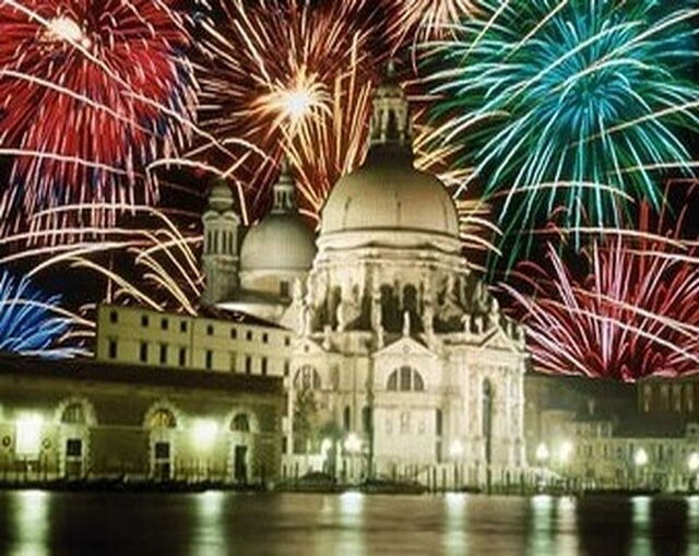 Fireworks at Festa del Redentore