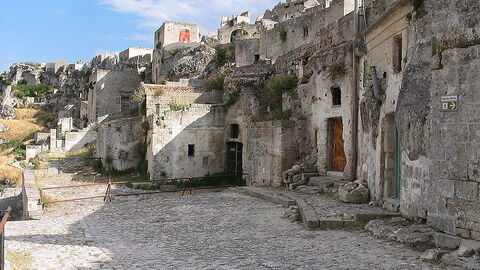 Carved houses in Matera