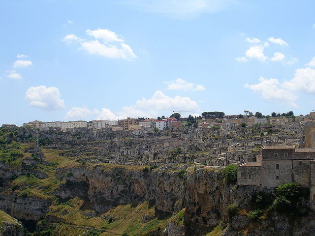 The ancient Sassi di Matera