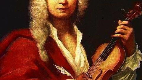 Painting of a youthful Vivaldi