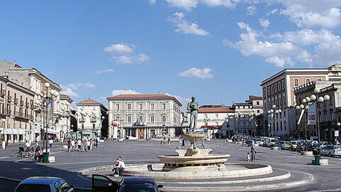 main square of L'Aquila