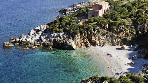 A beach in Sicily