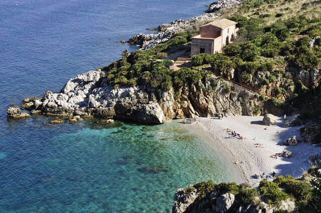 A beach in Sicily