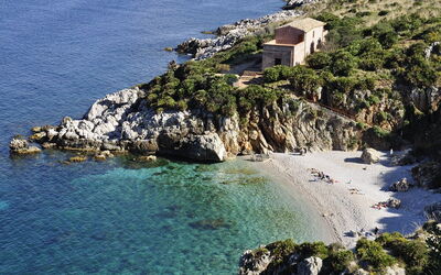 A beach in Sicily