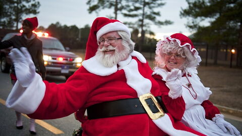 Santa and Mrs Claus