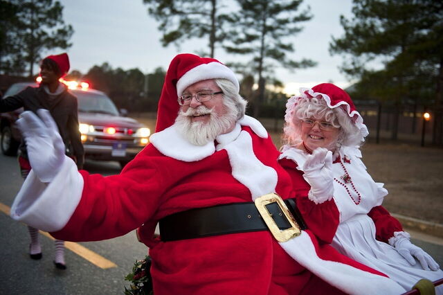 Santa and Mrs Claus
