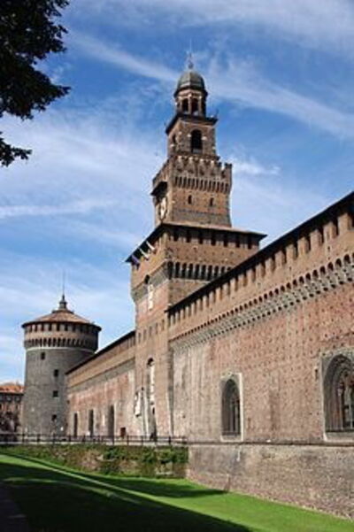 Castle Sforza walls