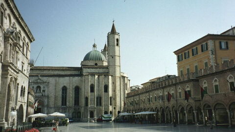 Main square in Ascoli Piceno