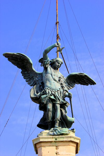Archangel Michael statue