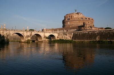 Castel Sant'Angelo beside River Tiber