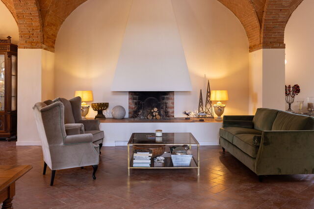 Villa Leone Reale, living room