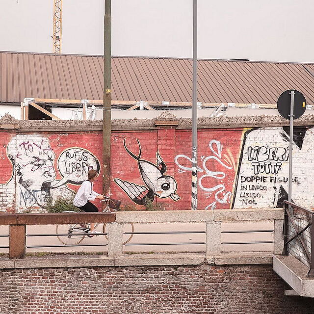 Street art in Milan