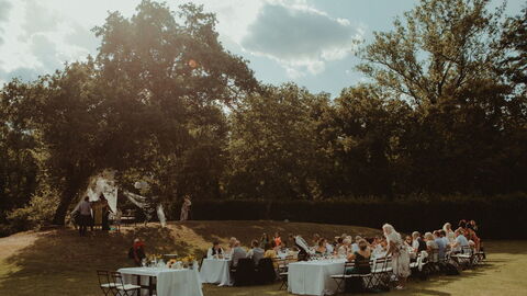 Wedding dinner at Villa Marina