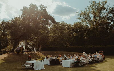 Wedding dinner at Villa Marina