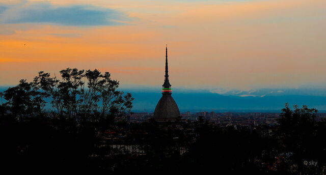 Mole Antonelliana at sunset
