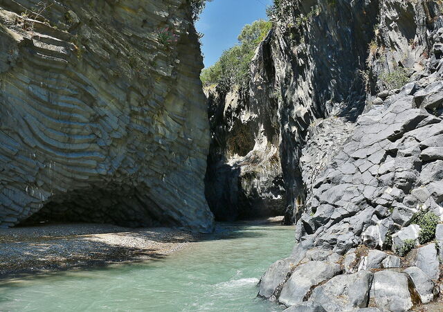 Gorges of Alcantara, river