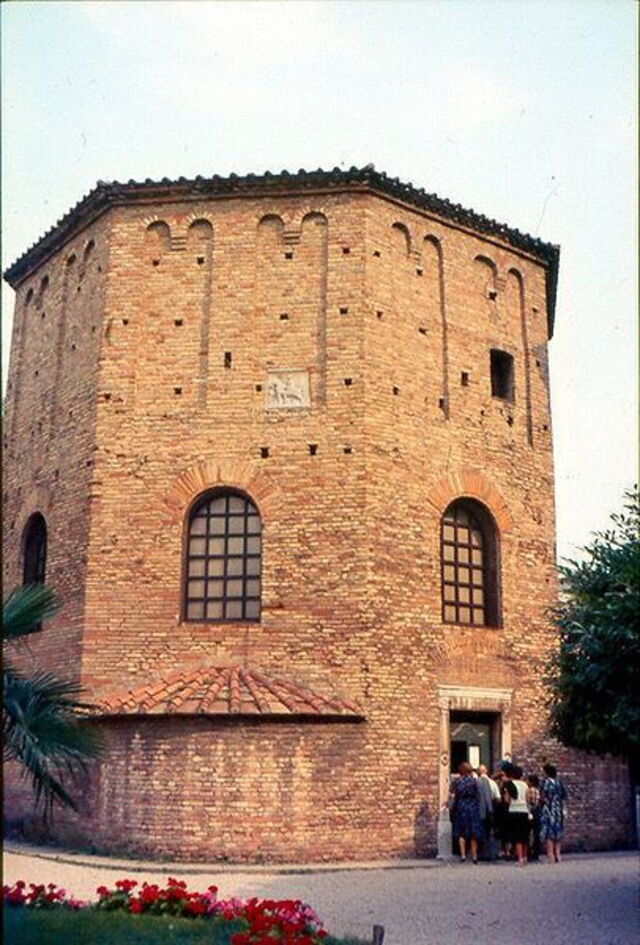 The UNESCO awarded Baptistery of Neon