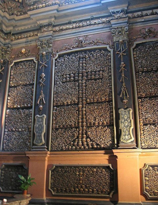 Church of bones in Milan