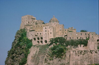 Closeup of Ischia Island