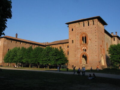 Part of Castle Sforza