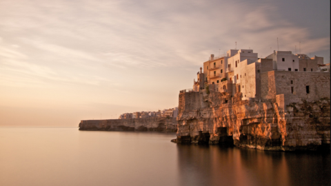 Sunset at Polignano a Mare