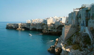 Cliffs at Polignano a Mare