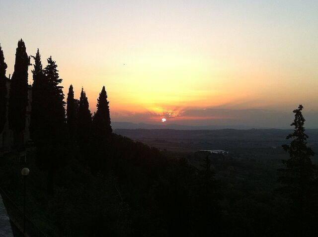 Sunset at Panicale